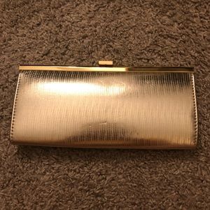 Gold Aldo clutch